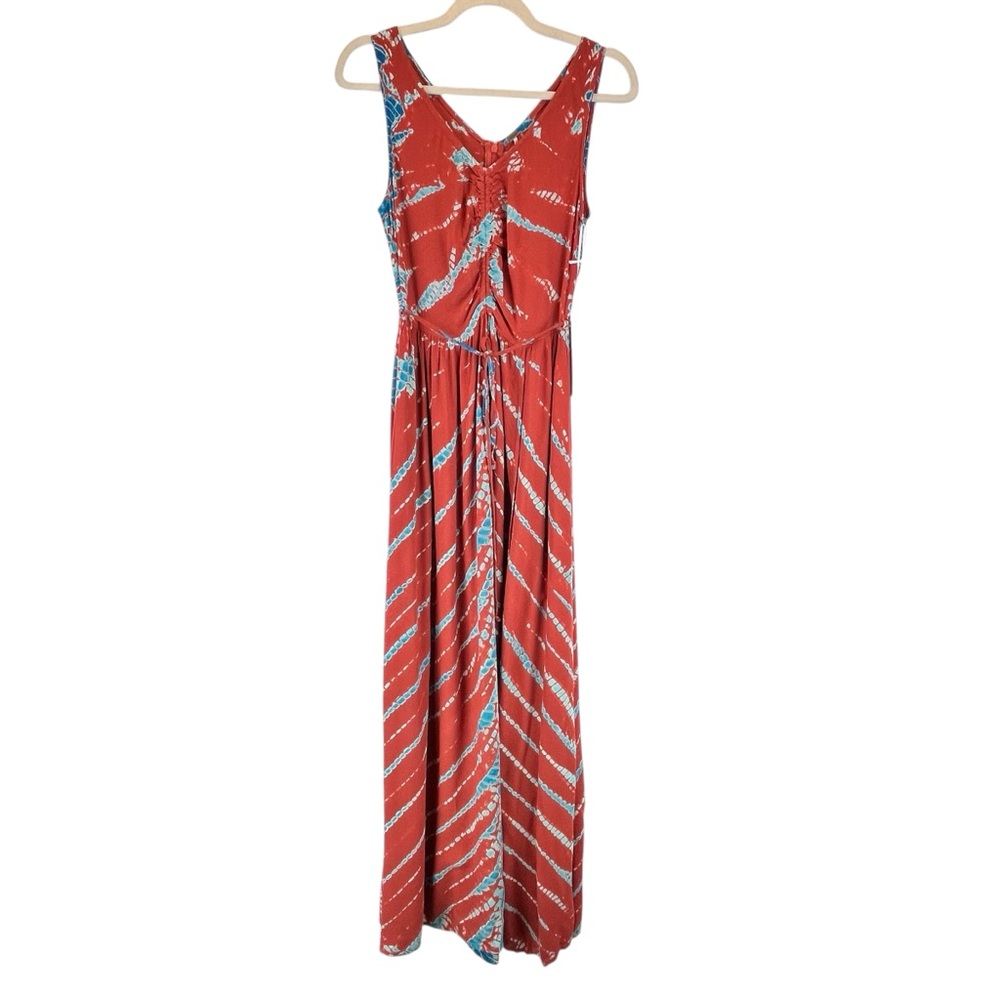 NEW YFB Young Fabulous & Broke Maxi Dress in Mud Savannah Wash Tie Dye Sz S NWT